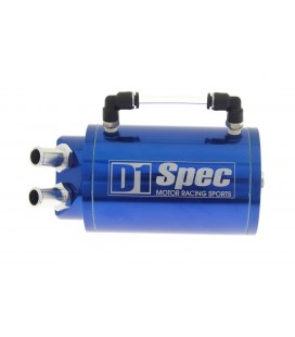 Oil catch tank 0.7L 15mm D1Spec Blue