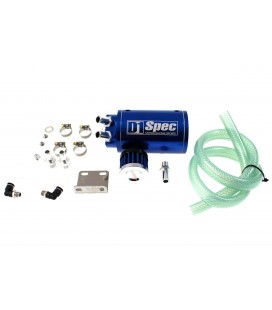 Oil catch tank 0.7L 9mm / 15mm D1Spec Blue + Filtr