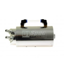 Oil catch tank 0.7L 9mm D1Spec Silver Replica