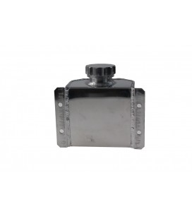 Oil catch tank bulkhead 1L 10mm TurboWorks Silver