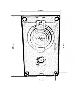 Panel 2xUSB (1x1A 1x2.1A), 1BA 5A