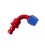 Push-on hose end 90° AN6