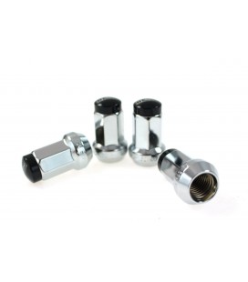 Racing lug nuts D1Spec Stal 12x1.5 Silver/Black