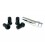 Racing lug nuts D1Spec Steel 12x1.5 Black