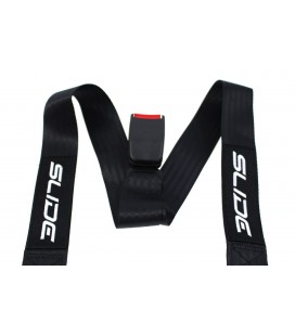 Racing seat belts SLIDE 3p 2" Black