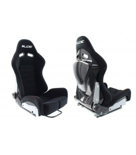 Racing seat SLIDE X3 material Black S