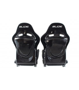 Racing seat SLIDE X3 suede Black S