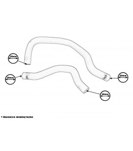 Radiator Silicone Honda Civic CRX B16A 88-91 TurboWorks