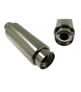 Rear Muffler TurboWorks 100mm inlet 76mm