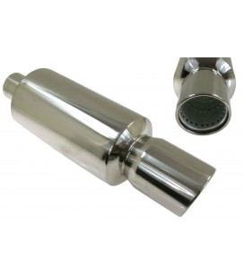 Rear Muffler TurboWorks 120mm inlet 76mm