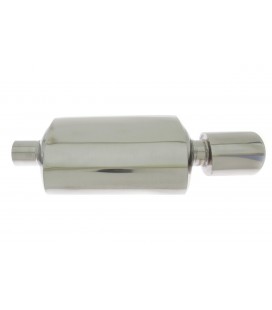 Rear Muffler TurboWorks 88x115mm inlet 63,5mm