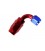 Reusable swivel hose end 90° AN6