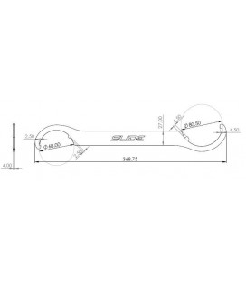 SLIDE key for Coilovers 37cm