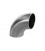Stainless elbow 90deg 34mm