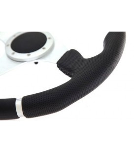 Steering wheel Pro 350mm offset:0mm Leather Black