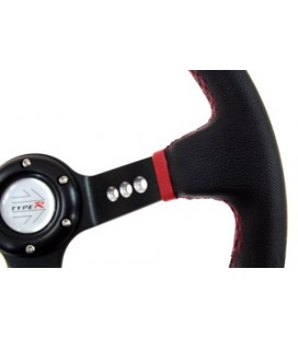 Steering wheel Pro 350mm offset:80mm Leather Black