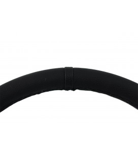 Steering wheel SLIDE 350mm offset:80mm Leather Black