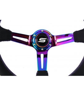 Steering wheel SLIDE 350mm offset:80mm Leather NeoChrome