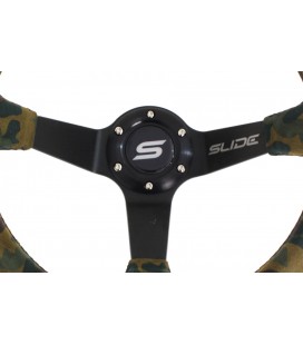 Steering wheel SLIDE 350mm offset:80mm Suede Camo