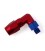 Swivel fitting 90° AN6-7/16-20NPT (AN4) cutter forged