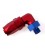 Swivel fitting 90° AN8 9/16-18" AN6