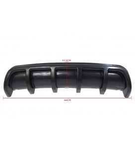 Universal Car Rear Bumper Diffuser Black 66CM