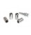 Wheel nut M12x1.25 L:32mm Silver