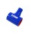 T formos silikoninis sujungimas BlowOff TurboWorks Pro Blue 51-9mm