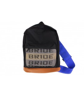 Takata Bride Bag Black bride straps blue