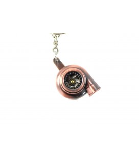 Turbocharger Keychain Bronze