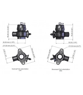 Turbosmart BLOW OFF vožtuvas Nissan GTR R35 Smart Port KIT