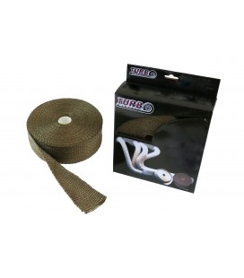 TurboWorks Exhaust heat wrap 50mm x 2mm 15m Titanium