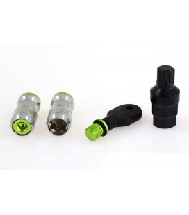 Wheel Nuts JDM Performance M12x1.5 Green Locking