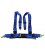Racing seat belts 4p 2" Blue - Pro Sport