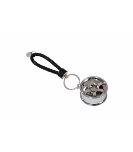 Rim JR3 TE37 Keychain Silver