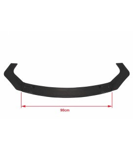 Universal front bumper splitter 3pcs. Carbon Look