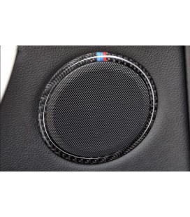 Carbon wrap door speaker sound ring BMW F30 F34