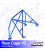 Roll Bar BMW (E46) 3-Series 2-doors Coupe RWD REAR CAGE V2