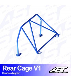 Roll Bar MAZDA MX-3 (EC) 3-doors Coupe REAR CAGE V1