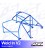 Roll Cage AUDI A3 / S3 (8L) 3-doors Hatchback Quattro WELD IN V2