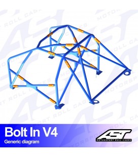 Roll Cage BMW 1-Series (E82) 2-doors Coupe RWD BOLT IN V4