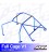 Roll Cage HONDA Integra (DB, DC) 3-doors Coupe FULL CAGE V1