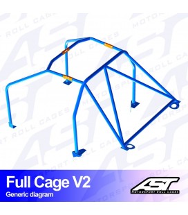 Roll Cage MAZDA MX-3 (EC) 3-doors Coupe FULL CAGE V2