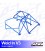 Roll Cage OPEL Corsa (E) 3-doors Hatchback WELD IN V3