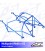 Roll Cage RENAULT R19 (Phase 1/2) 4-doors Sedan MULTIPOINT WELD IN V2