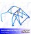 Roll Cage SUBARU BRZ (ZC6) 2-doors Coupe REMOVABLE FULL CAGE V3