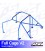 Roll Cage VOLVO 242 2-door Coupe FULL CAGE V2