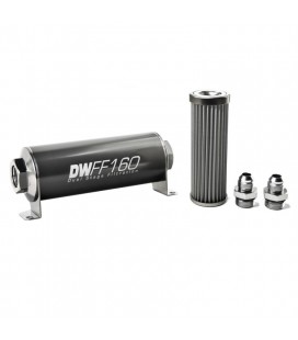 DeatschWerks Universal in-line fuel filter 40 micron AN8 160mm