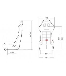 MIRCO RTS FIA sports seat with homologation