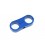 Billet aluminum line separator AN14 25.4mm